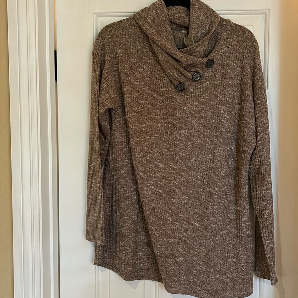 Heather Tan Sweater size XL